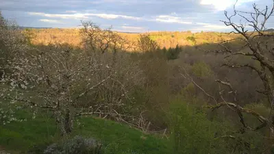 Paysage naturel près de la maison de vacances