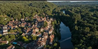 Paysage naturel près de la maison de vacances