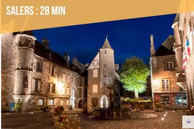 Plan de l'établissement Maison typique avec 3 chambres pour 6 à 8 personnes