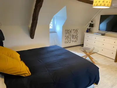 Un ou plusieurs lits dans un hébergement de l'établissement Rocamadour