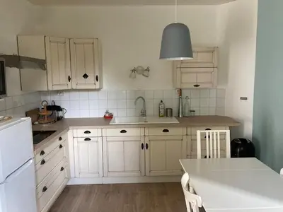 Cuisine ou kitchenette dans l'établissement Country house! Maison de campagne!