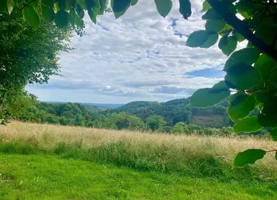 Paysage naturel près de le chalet