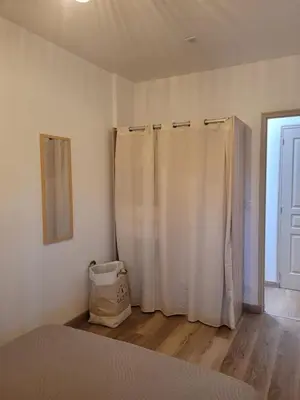 Un ou plusieurs lits dans un hébergement de l'établissement La Terrasse Gîte