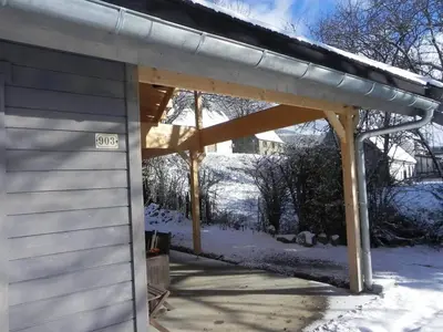 L'établissement Chalet avec Vue à Murat-le-Quaire - 120 m² en hiver