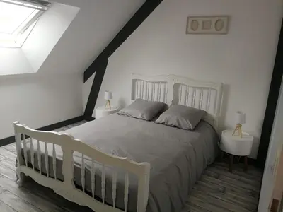 Un ou plusieurs lits dans un hébergement de l'établissement Gîte de la Châtaigneraie