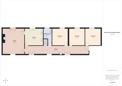 Plan de l'établissement Piscine chauffée et jacuzzi - 4 adultes 4 enfants