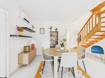 Plan de l'établissement Jolie maison de vacance pour 6 - jardin clos