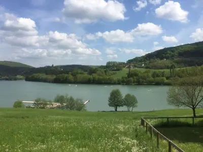 Paysage naturel près de le camping