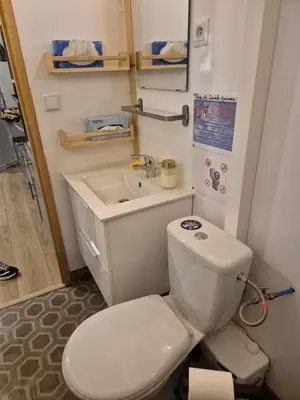 Salle de bains dans l'établissement Appartement 4-6 personnes plein centre