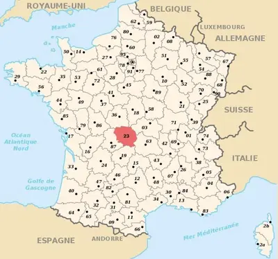 Plan de l'établissement La Grande Maison à Janaillat