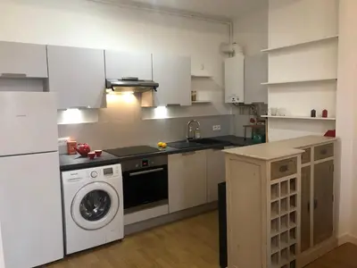 Cuisine ou kitchenette dans l'établissement Les clairettes