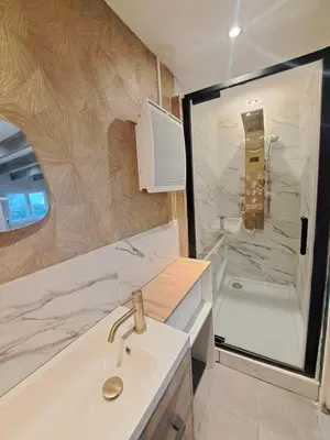 Salle de bains dans l'établissement studio Saphyr