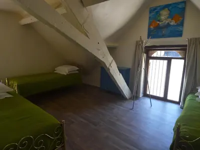 Un ou plusieurs lits dans un hébergement de l'établissement Holiday Home Gîte für fünf Personen by Interhome
