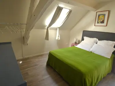 Un ou plusieurs lits dans un hébergement de l'établissement Holiday Home Gîte für fünf Personen by Interhome