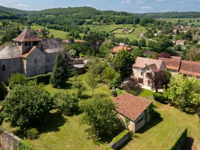 Paysage naturel près de la maison de vacances
