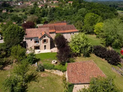 Paysage naturel près de la maison de vacances