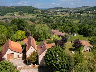 Paysage naturel près de la maison de vacances