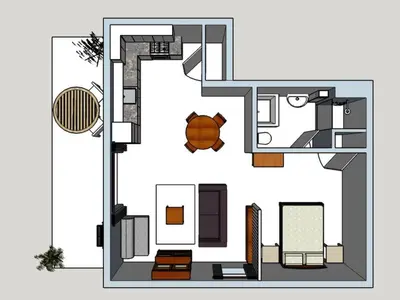 Plan de l'établissement Holiday Home Gîte für zwei Personen by Interhome