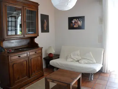 Coin salon dans l'établissement Holiday Home Gîte für zwei Personen by Interhome