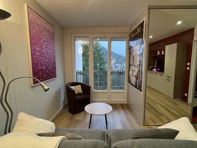 Plan de l'établissement Charmant T2 avec Balcon et Garage au Lioran - FR-1-787-140