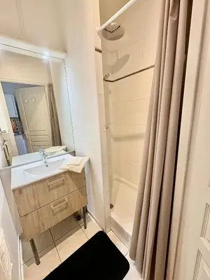 Salle de bains dans l'établissement Studio cosy