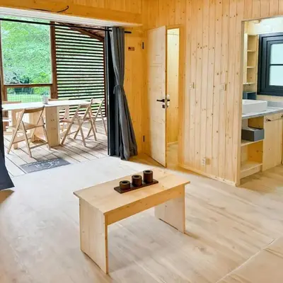 Chalet sur pilotis