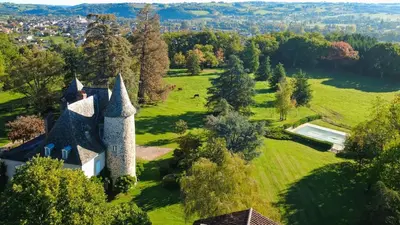 Paysage naturel près de la maison de vacances