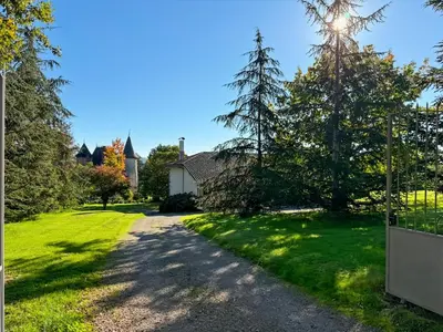 Jardin de l'établissement La Maison du Château de La Borie - Maurs - Cantal
