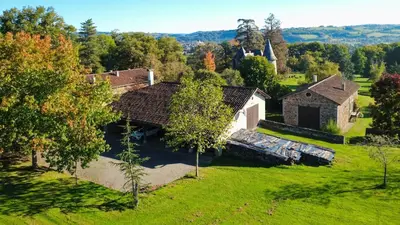 Paysage naturel près de la maison de vacances