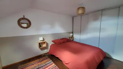 Un ou plusieurs lits dans un hébergement de l'établissement La maison des gorges de la Maronne