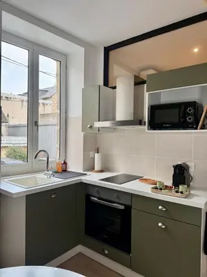 Cuisine ou kitchenette dans l'établissement Le Herriot 2 Hyper Centre 5min de la Gare à pied