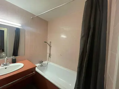 Salle de bains dans l'établissement Auberge des Trois Rivières