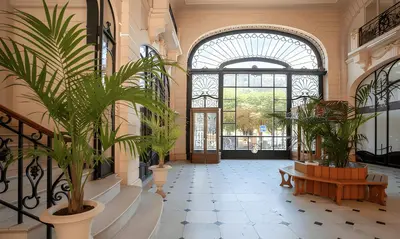 Plan de l'établissement Studio Mont-Dore Ancien Palace, face aux Thermes