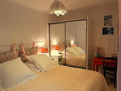 Un ou plusieurs lits dans un hébergement de l'établissement La p'tite Maison