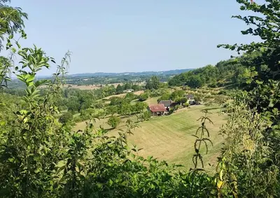 Paysage naturel près de le camping
