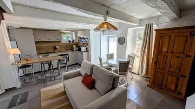 Coin salon dans l'établissement Petit villetelle