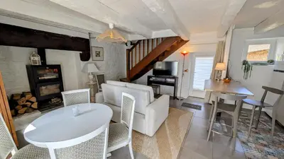 Coin salon dans l'établissement Petit villetelle