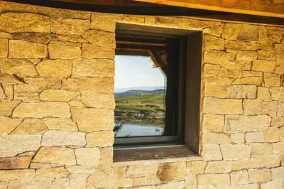 Paysage naturel près de la maison de vacances