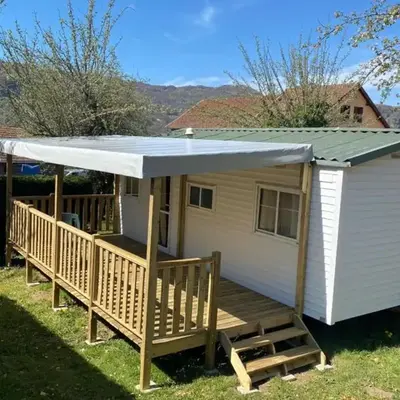 Mobil-home cosy 5 pers avec terrasse - API-1-52-1240