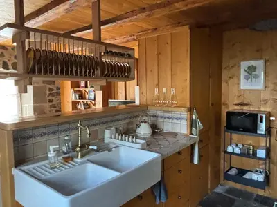 Cuisine ou kitchenette dans l'établissement Maison des remparts