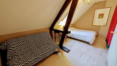 Un ou plusieurs lits dans un hébergement de l'établissement Les tuilieres