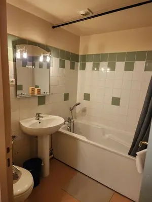 Salle de bains dans l'établissement La Bona Taula By A&J