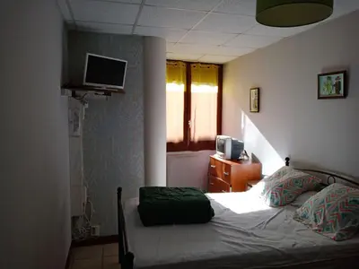 Un ou plusieurs lits dans un hébergement de l'établissement Apartment Vermietet schöne Wohnung 1 bis 6 Personen by Interhome