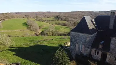 Paysage naturel près de la maison de vacances