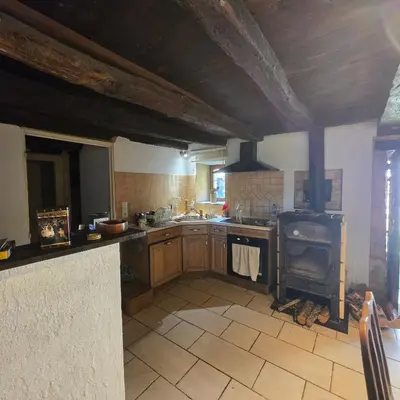 Cuisine ou kitchenette dans l'établissement Charme du 18ème Sérénité au Cœur du Périgord