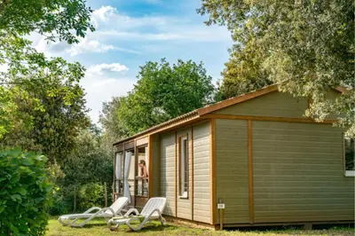 Jardin de l'établissement Chalet Pivert 7p 3Bdrms AirConPremium