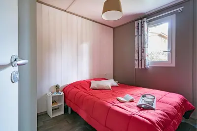 Un ou plusieurs lits dans un hébergement de l'établissement Chalet Pivert 7p 3Bdrms AirConPremium