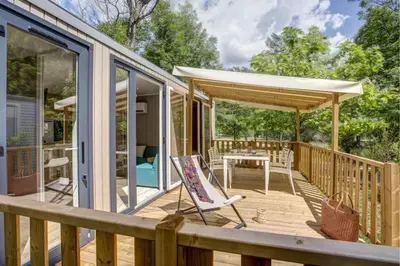 Balcon ou terrasse dans l'établissement Cottage 4p 2Bdrms AirCon