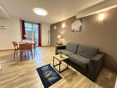 Coin salon dans l'établissement Le Cocon, au calme