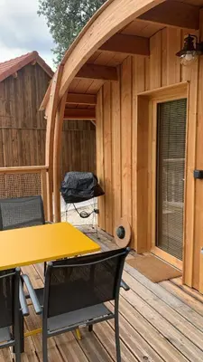 Terrasse ou espace extérieur de l'établissement La Cabane de Léon